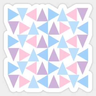 Seamless pattern with triangles Sticker